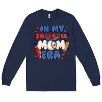 Navy in my baseball mom era Long Sleeve Tee - JahusDesignShop