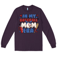 Plum in my baseball mom era Long Sleeve Tee - JahusDesignShop