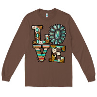Chestnut Turquoise Love Long Sleeve Tee - Jasminsmagicworld