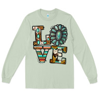 Matcha Turquoise Love Long Sleeve Tee - Jasminsmagicworld