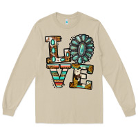 Mushroom Turquoise Love Long Sleeve Tee - Jasminsmagicworld