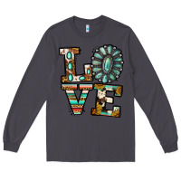 Smoke Turquoise Love Long Sleeve Tee - Jasminsmagicworld