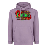 Lavender latina with serape and roses Heavyweight Hoodie - Jasminsmagicworld