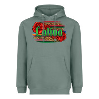 Sage latina with serape and roses Heavyweight Hoodie - Jasminsmagicworld