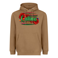Toasted Coconut latina with serape and roses Heavyweight Hoodie - Jasminsmagicworld