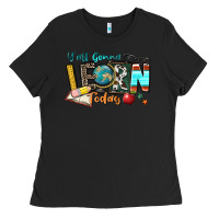 Black y'all gonna learn today Ladies Tee - Zillion Design Studio
