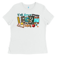 White y'all gonna learn today Ladies Tee - Zillion Design Studio