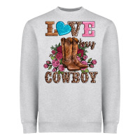 Valentines Day Love My Cowboy Heavyweight Sweatshirt | Teevron