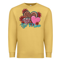 Antique Gold valentine's day be mine hearts sunflower Premium Sweatshirt - RanaPortraitStore