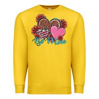 Lemon valentine's day be mine hearts sunflower Premium Sweatshirt - RanaPortraitStore