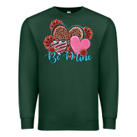 Sports Green valentine's day be mine hearts sunflower Premium Sweatshirt - RanaPortraitStore