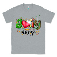 Heather Grey Jolly Nurse Black Classic Tee - CowhideDigitalArt