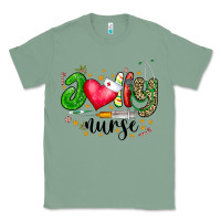 Sage Jolly Nurse Black Classic Tee - CowhideDigitalArt