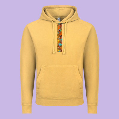 Fall Leaf Vintage Hoodie Designed By Bundleandbundleshop