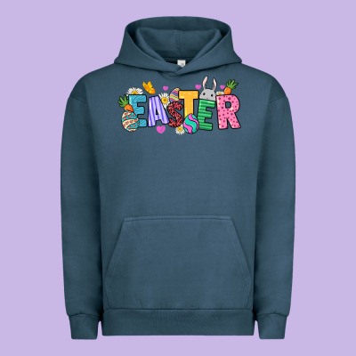 Western Easter Day Urban Hoodie Designed By Howdyjamesfarm