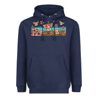Navy floral chihuahua dogs Heavyweight Hoodie - Jasminsmagicworld