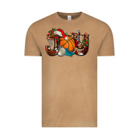 Vintage Camel joy with basketball and santa's hat Vintage Tee - AdoDesignShop