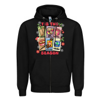 Black this the season tamales pan dulce Zipper Hoodie - MaliasSmallBusiness