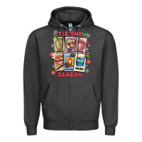 Charcoal Heather this the season tamales pan dulce Zipper Hoodie - MaliasSmallBusiness