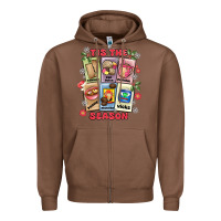 Chestnut this the season tamales pan dulce Zipper Hoodie - MaliasSmallBusiness