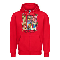 Red this the season tamales pan dulce Zipper Hoodie - MaliasSmallBusiness