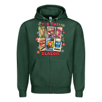 Sports Green this the season tamales pan dulce Zipper Hoodie - MaliasSmallBusiness