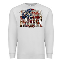 Dove Grey American Baseball Dad Premium Sweatshirt - Bettercallsaul