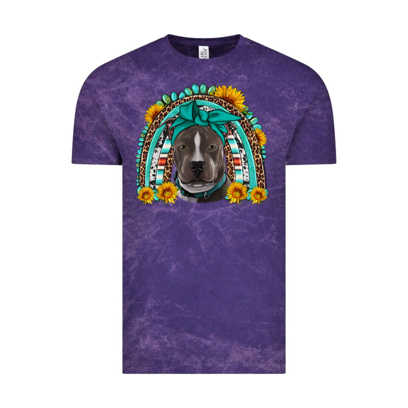 Western Pitbull Rainbow Vintage Tee by Artiststas | Teevron