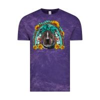 Cloud Purple western pitbull rainbow Vintage Tee - Artiststas