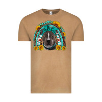 Vintage Camel western pitbull rainbow Vintage Tee - Artiststas