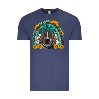 Vintage Denim western pitbull rainbow Vintage Tee - Artiststas