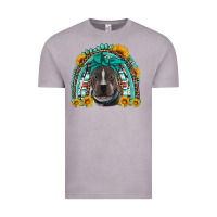 Vintage Zinc western pitbull rainbow Vintage Tee - Artiststas