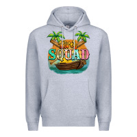 Heather Grey River squad Premium Hoodie - NancyCooperArtShop