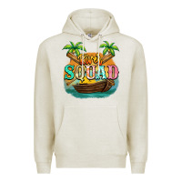 Oatmeal Heather River squad Premium Hoodie - NancyCooperArtShop