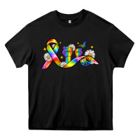 Black pride ribbon Heavy Core Tee - Zillion Design Studio