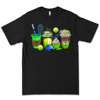 Black tennis coffee cups Premium Tee - AdoDesignShop