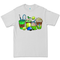 Dove Grey tennis coffee cups Premium Tee - AdoDesignShop