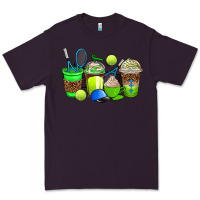Plum tennis coffee cups Premium Tee - AdoDesignShop