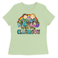 Matcha the future of the world is in my classroom Ladies Tee - Zillion Design Studio