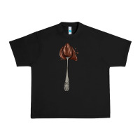 Black spoon with chocolate Urban Heavy Tee - AdoDesignShop