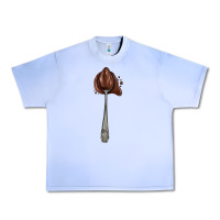 Grape Ice spoon with chocolate Urban Heavy Tee - AdoDesignShop