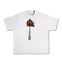 Lunar Rock spoon with chocolate Urban Heavy Tee - AdoDesignShop
