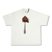 Pistachio spoon with chocolate Urban Heavy Tee - AdoDesignShop