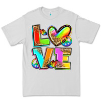 Dove Grey love pride Premium Tee - Zillion Design Studio