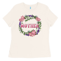 Bone Mother With Floral Wreath Ladies Tee - RanaPortraitStore