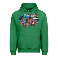 Emerald Police wife lightning bolt 4th of july Urban Hoodie - HowdyJamesFarm