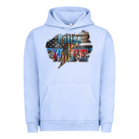 Pigment Grape Ice Police wife lightning bolt 4th of july Urban Hoodie - HowdyJamesFarm