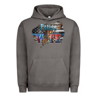 Pigment Tornado Police wife lightning bolt 4th of july Urban Hoodie - HowdyJamesFarm
