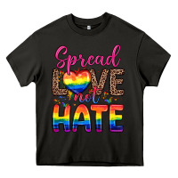 Asphalt spread love not hate Heavy Core Tee - Zillion Design Studio