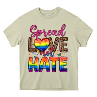 Mossy spread love not hate Heavy Core Tee - Zillion Design Studio